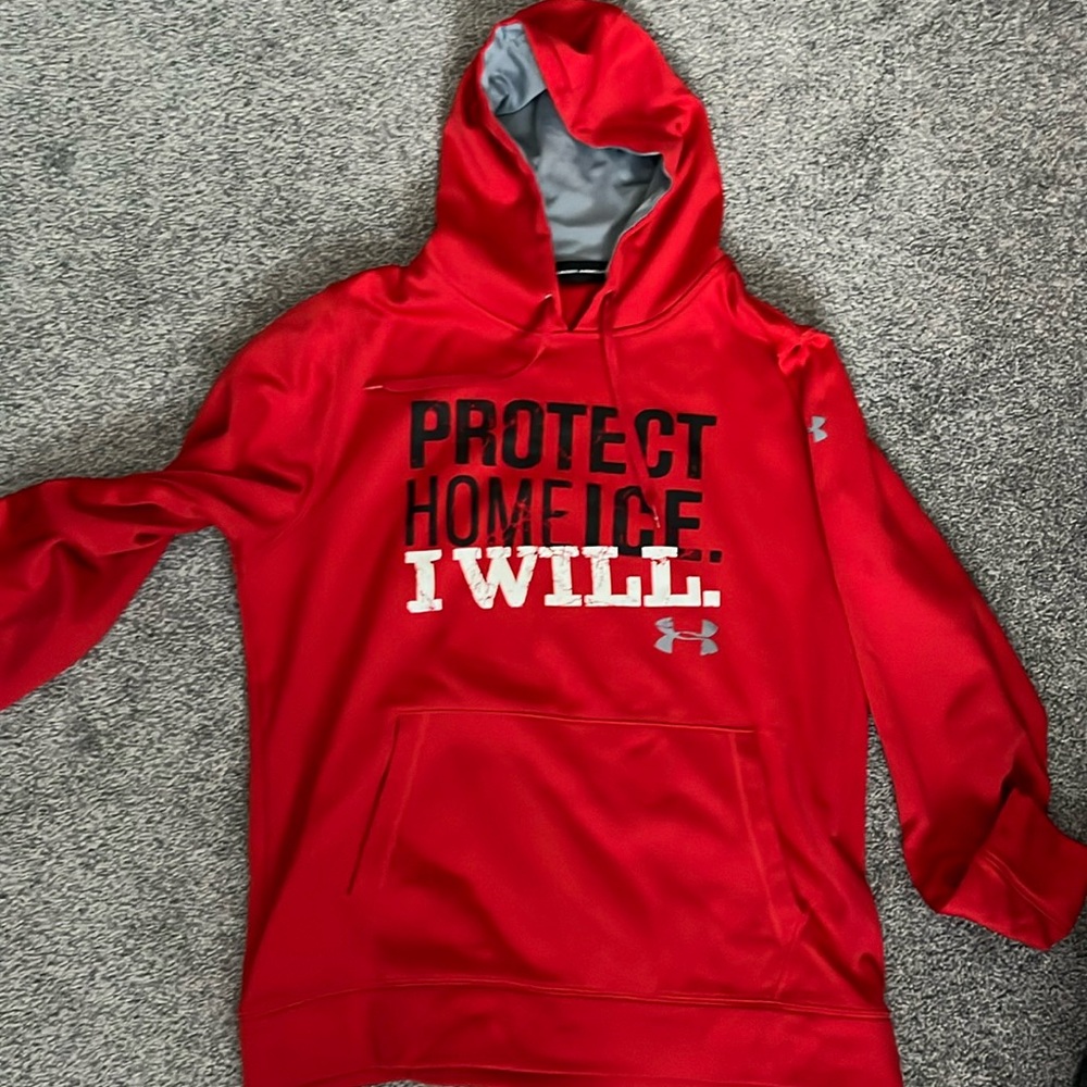 Under Armor Hockey Hoodie - Sz Medium